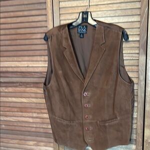 Jos. A. Bank Brown Suede Vest